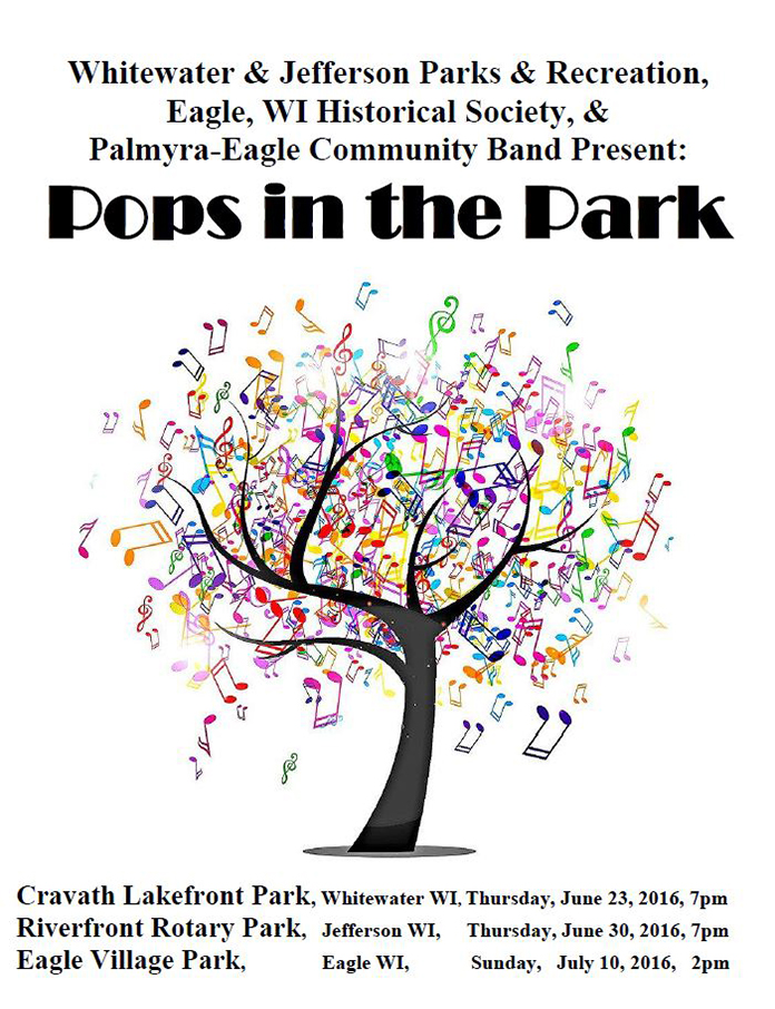 Program From Palmyra-Eagle Community Band Concert June 23, 2016